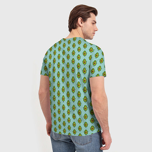 Мужская футболка Авокадики / 3D-принт – фото 4