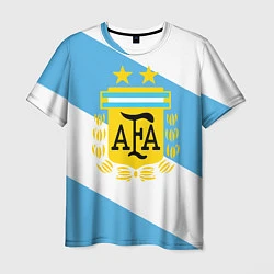 Мужская футболка Сборная Аргентины спина