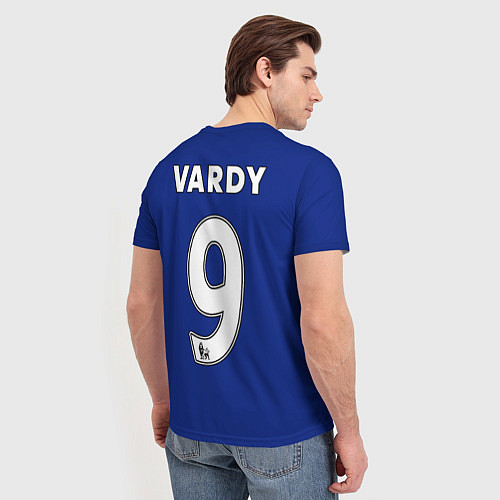 Мужская футболка №9 Leicester City / 3D-принт – фото 4