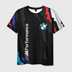 Футболка мужская BMW M PERFORMANCE БМВ М, цвет: 3D-принт