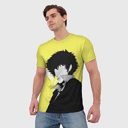 Футболка мужская Cowboy Bebop Спайк Шпигель, цвет: 3D-принт — фото 2