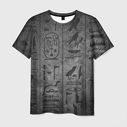 Мужская футболка Египетские Иероглифы 3D