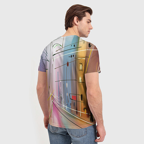 Мужская футболка Город / 3D-принт – фото 4