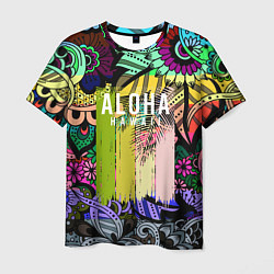 Мужская футболка АЛОХА ГАВАЙИ ALOHA HAWAII
