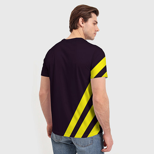 Мужская футболка Холанд Боруссия / 3D-принт – фото 4