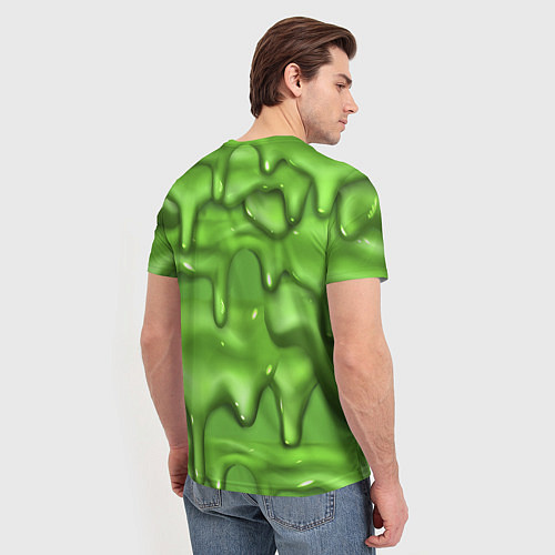 Мужская футболка Green Slime / 3D-принт – фото 4