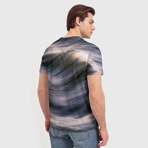 Мужская футболка Море волнуется / 3D-принт – фото 4
