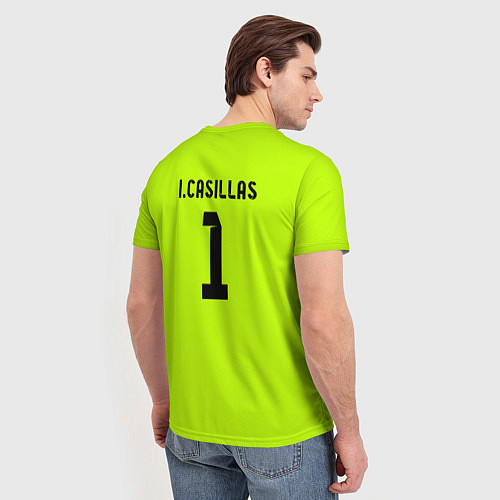 Мужская футболка Iker Casillas / 3D-принт – фото 4