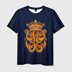 Мужская футболка Кракен в короне