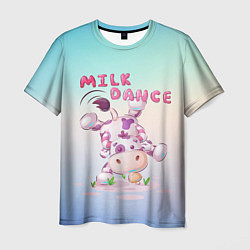 Мужская футболка Milk dance