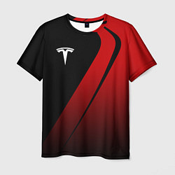 Мужская футболка TESLA MOTORS ТЕСЛА
