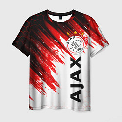 Футболка мужская FC AJAX AMSTERDAM ФК АЯКС, цвет: 3D-принт