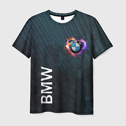 Футболка мужская BMW Heart Grooved Texture, цвет: 3D-принт