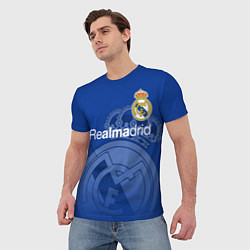 Футболка мужская REAL MADRID РЕАЛ МАДРИД, цвет: 3D-принт — фото 2
