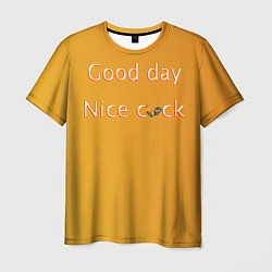 Мужская футболка Cock