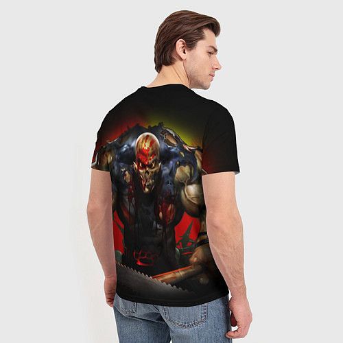 Мужская футболка Five Finger Death Punch Skull / 3D-принт – фото 4