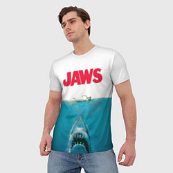 Футболка мужская Jaws 1975, цвет: 3D-принт — фото 2