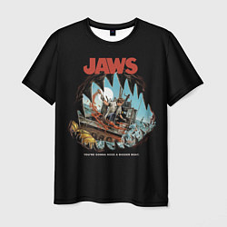 Мужская футболка Jaws cinema