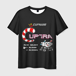 Мужская футболка CupHead x Contra