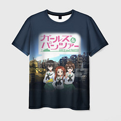 Мужская футболка Девушки и танки Girls und Panzer Z