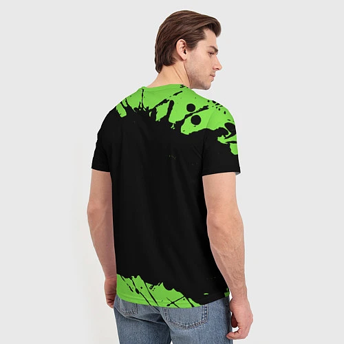 Мужская футболка Поп Ит Симпл Димпл - Краска / 3D-принт – фото 4