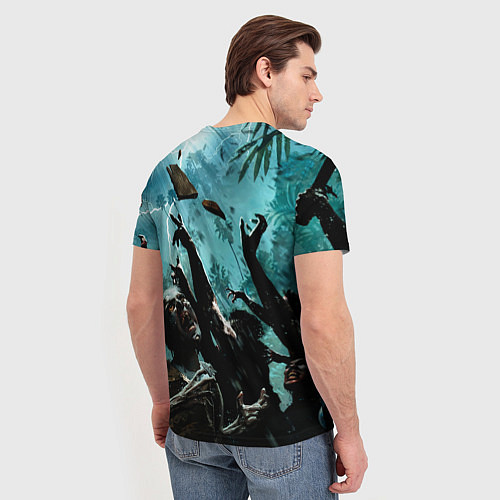 Мужская футболка Толпа зомби / 3D-принт – фото 4