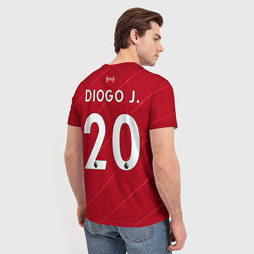 Мужская футболка Жота Ливерпуль форма 20212022 / 3D-принт – фото 4