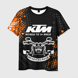 Мужская футболка KTM MOTORCYCLES КТМ МОТОЦИКЛЫ