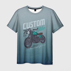 Футболка мужская Custom Bike, цвет: 3D-принт