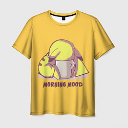 Мужская футболка Pikachu morning mood