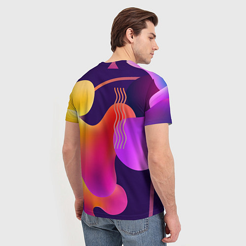 Мужская футболка Rainbow T-Shirt / 3D-принт – фото 4