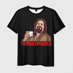 Футболка мужская The Dude Abides Lebowski, цвет: 3D-принт