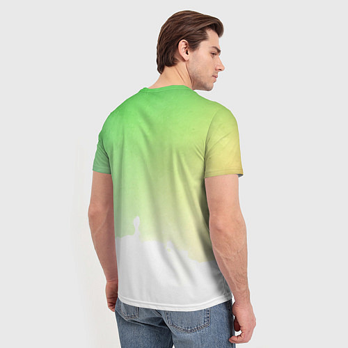 Мужская футболка Пришелец на пляже / 3D-принт – фото 4