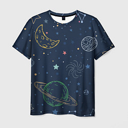 Мужская футболка Космическая одиссея