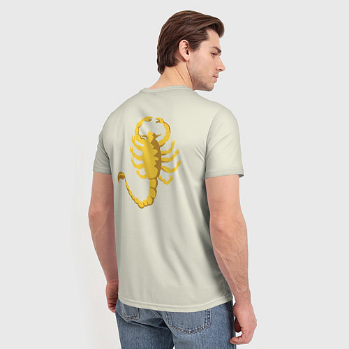 Мужская футболка Drive - Скорпион Спина / 3D-принт – фото 4