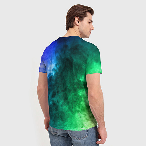 Мужская футболка Космический лев / 3D-принт – фото 4