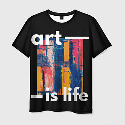 Мужская футболка Art is life
