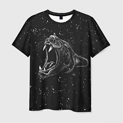 Мужская футболка Пантера в ночи