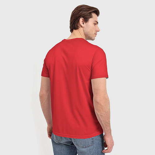 Мужская футболка Энди Уорхол - Красный Ленин / 3D-принт – фото 4