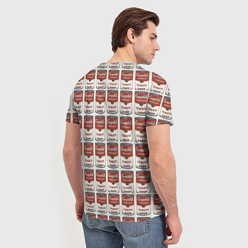 Мужская футболка Суп как искусство / 3D-принт – фото 4