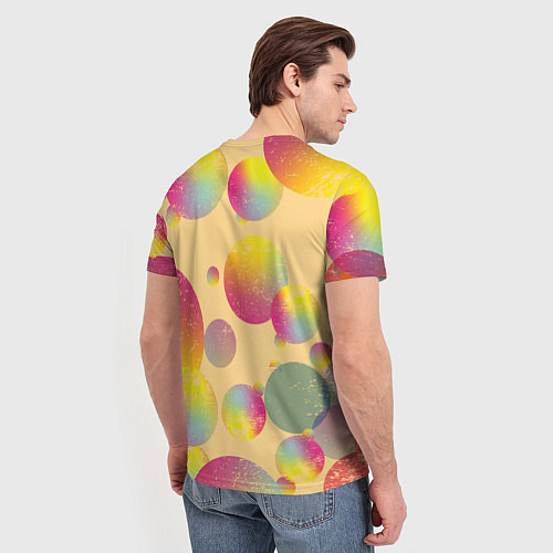 Мужская футболка Polkadot Man / 3D-принт – фото 4