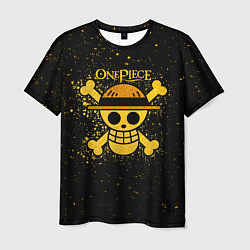 Мужская футболка Веселый Роджер пиратов Соломенной Шляпы