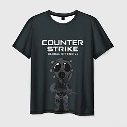 Футболка мужская CS GO COUNTER TERRORIS Z, цвет: 3D-принт