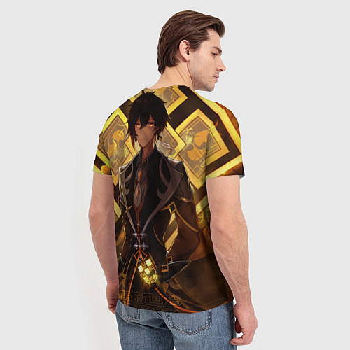 Мужская футболка Zhongli / 3D-принт – фото 4