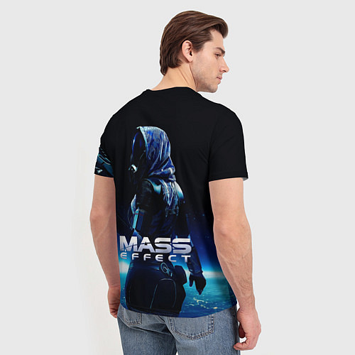 Мужская футболка MASS EFFECT ТАЛИ ЗОРА / 3D-принт – фото 4