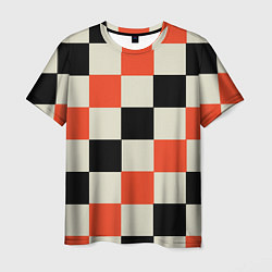 Мужская футболка Образец шахматной доски