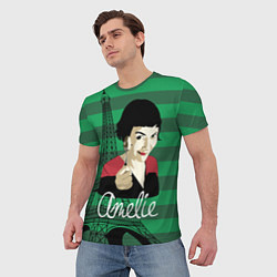 Футболка мужская Amelie, цвет: 3D-принт — фото 2
