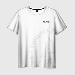 Мужская футболка PSG Core Big Logo White New 202223