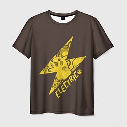 Мужская футболка Электрические покемоны