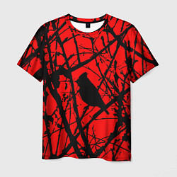Мужская футболка Хоррор Мрачный лес